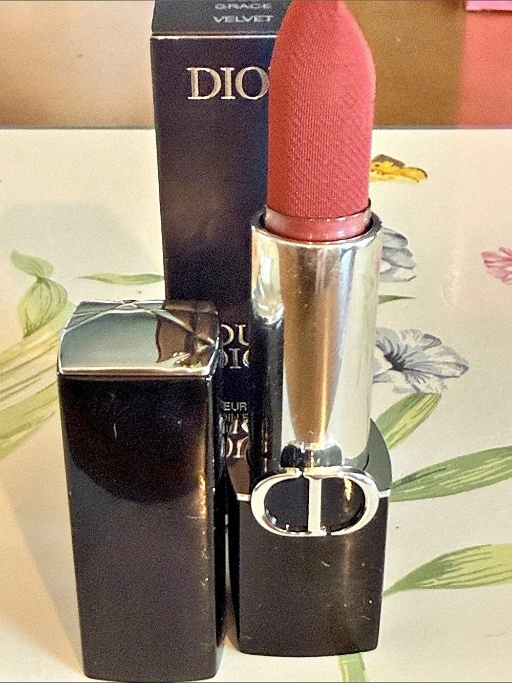 Dior Rouge Dior Lipstick 558 Grace Velvet Pink NWT